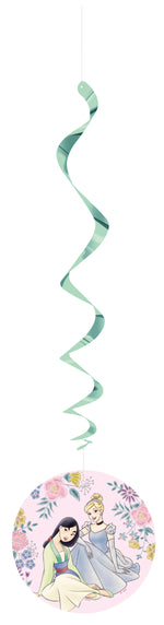 Disney Princess Assorted Hanging Swirl Decorations, 12ct - Image 2