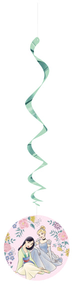 Disney Princess Assorted Hanging Swirl Decorations, 12ct - Image 3