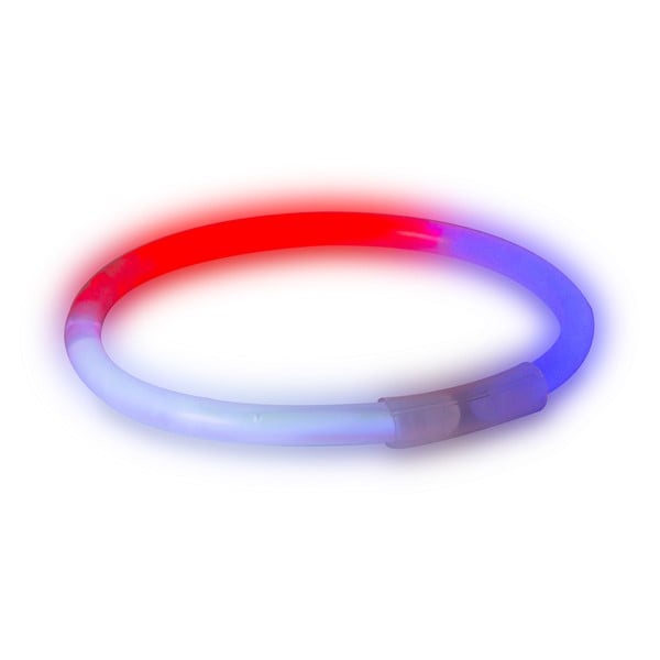 Red, White, and Blue 8" Glow Bracelets