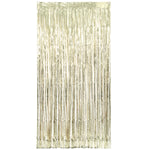 Gold Foil Fringe Door Curtain, 3.25 ft x 6.5 ft