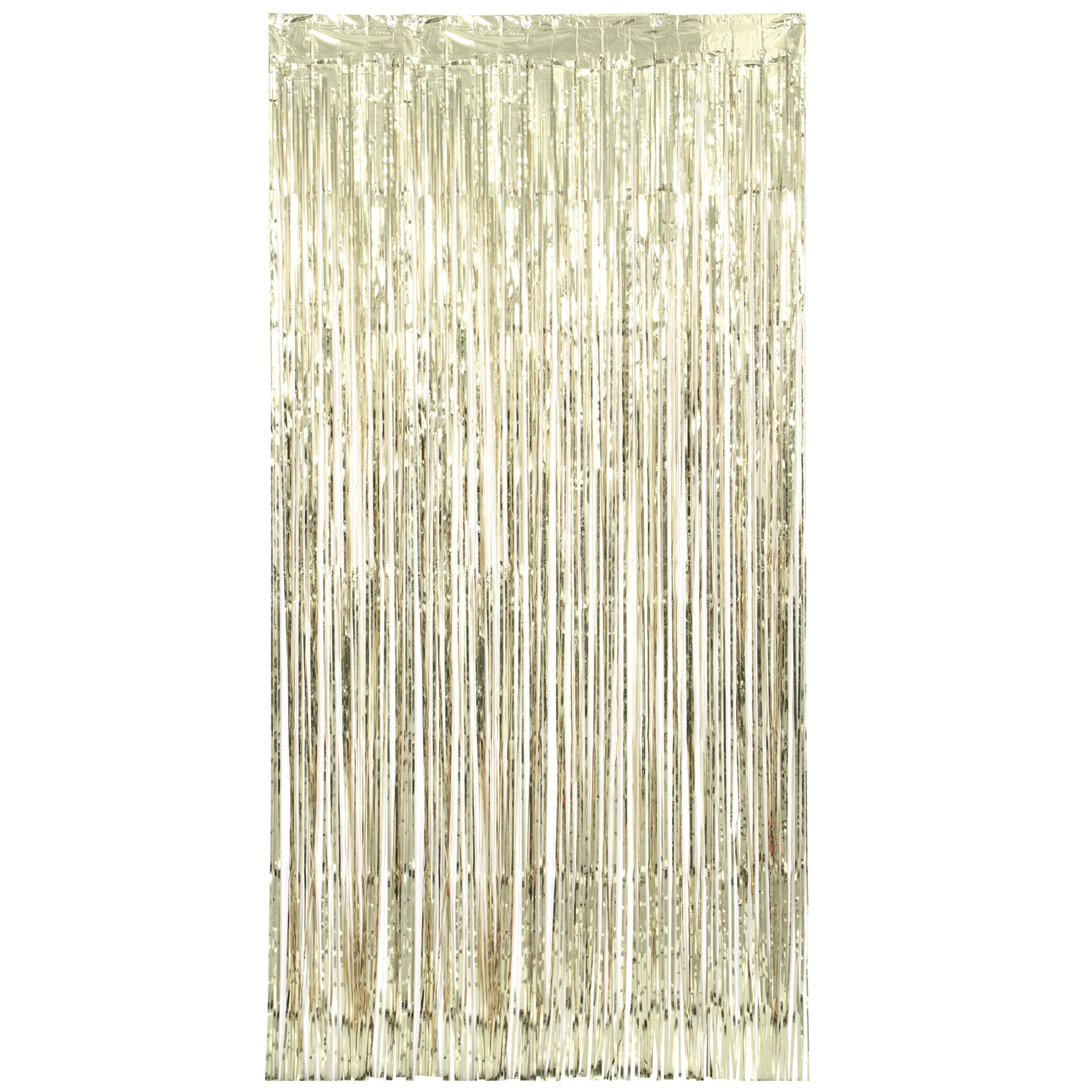 Gold Foil Fringe Door Curtain, 3.25 ft x 6.5 ft