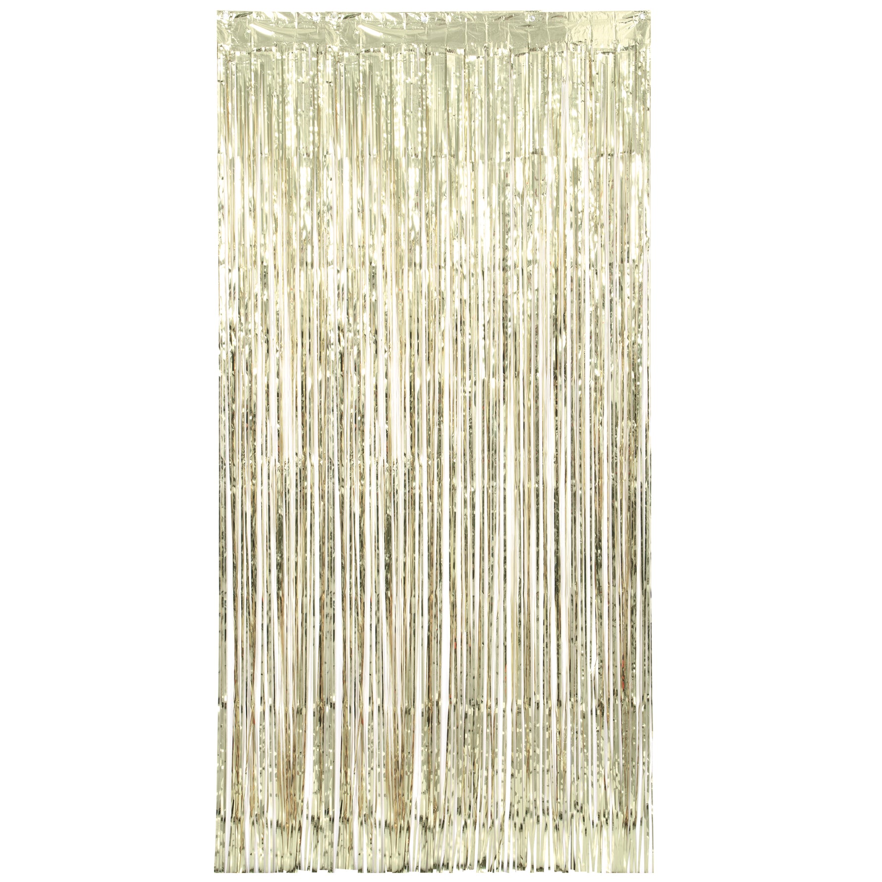 Gold Foil Fringe Door Curtain, 3.25 ft x 6.5 ft