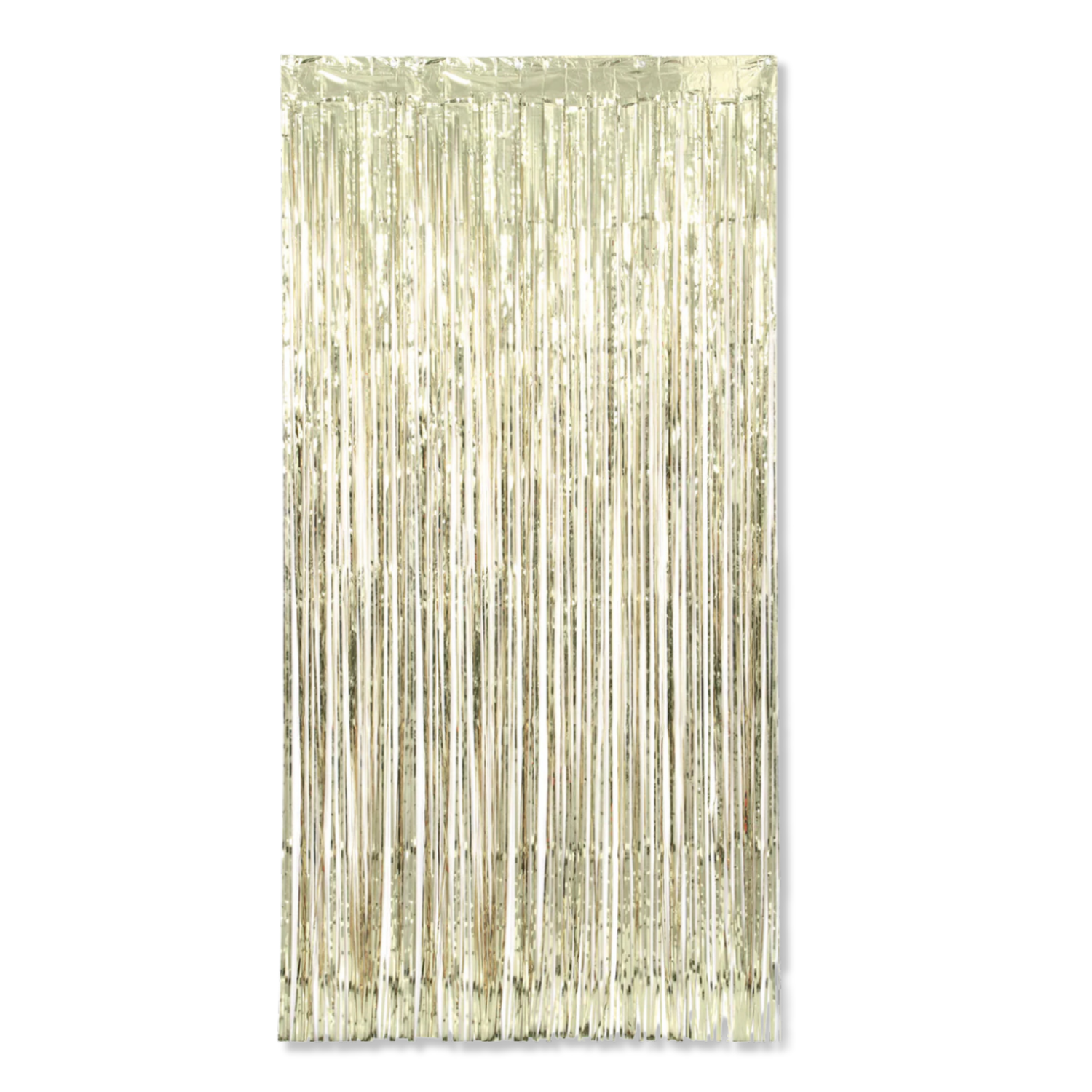 Gold Foil Fringe Door Curtain, 3.25 ft x 6.5 ft