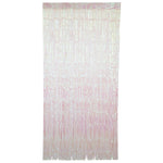 Iridescent Foil Fringe Door Curtain, 3.25 ft x 6.5 ft