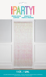 Iridescent Foil Fringe Door Curtain, 3.25 ft x 6.5 ft - Image 2