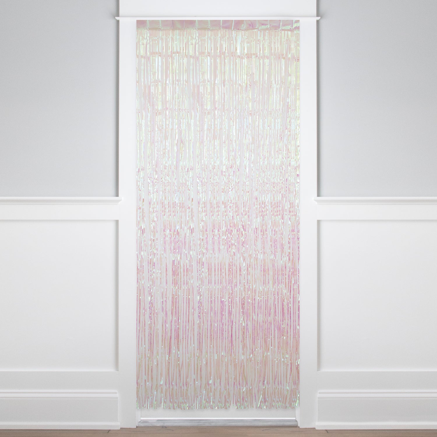 Iridescent Foil Fringe Door Curtain, 3.25 ft x 6.5 ft - Image 3