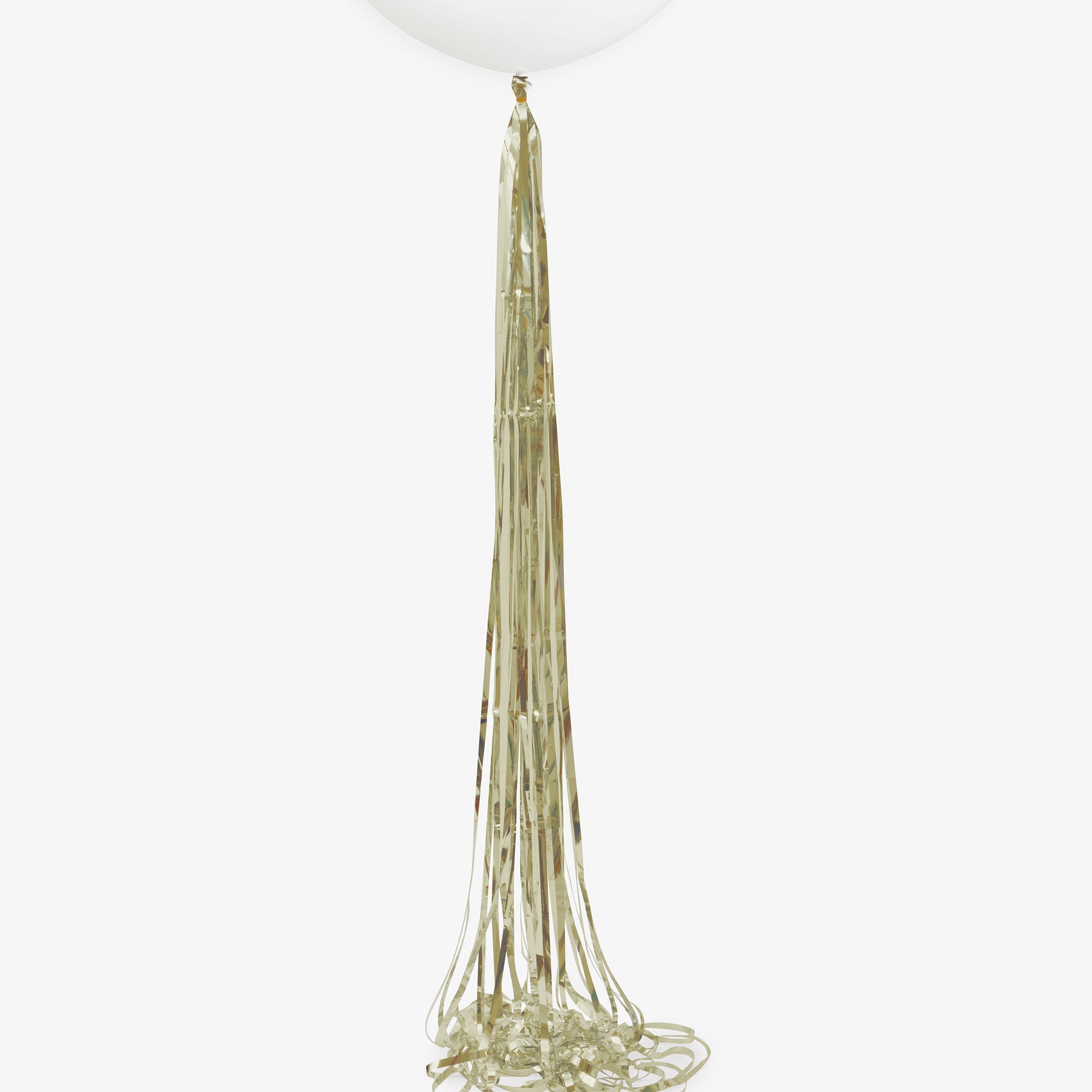 Gold Foil Tassel Balloon Tail, 6 ft