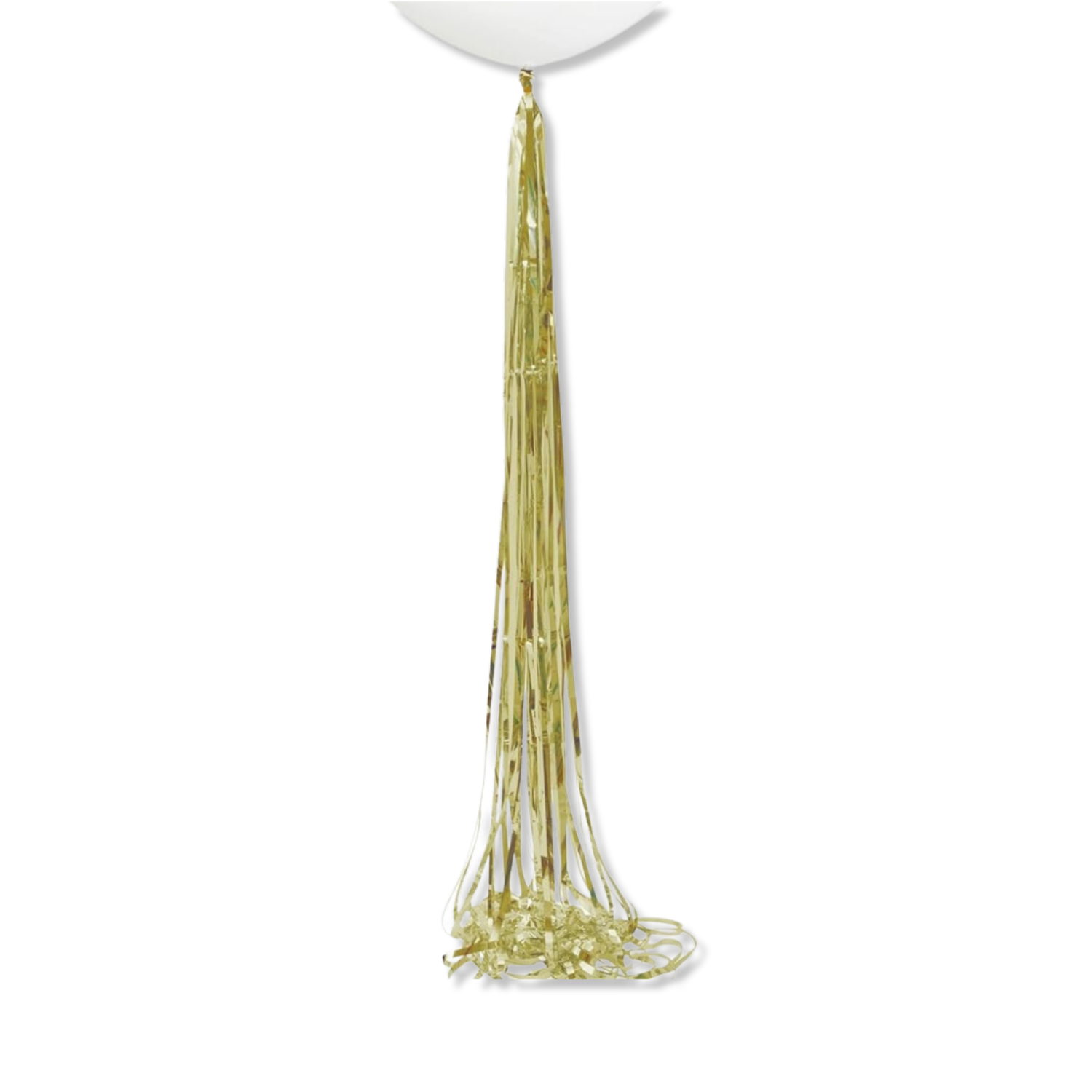 Gold Foil Tassel Balloon Tail, 6 ft