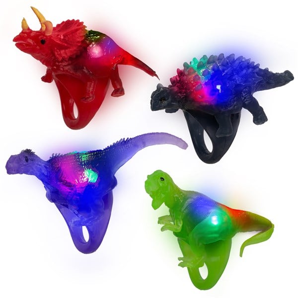 LED Dinosaur Rings