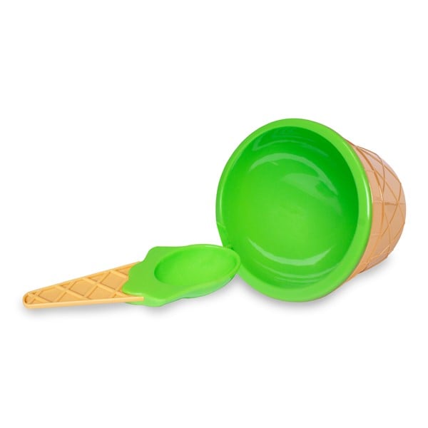 Green Ice Cream Bowl & Spoon Sets
