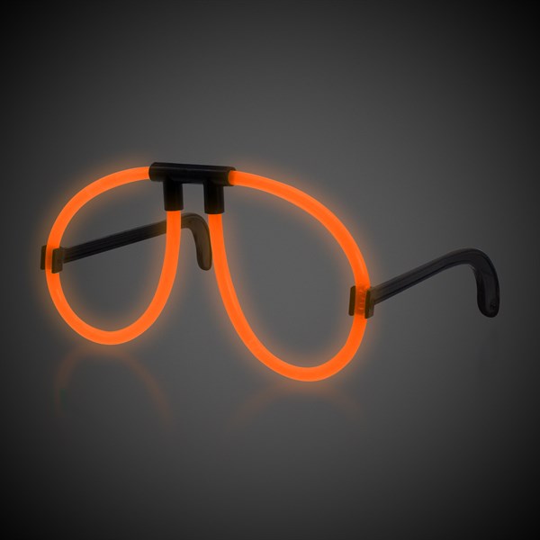 Orange Glow Eyeglasses