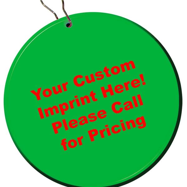 Green Plastic 2 1/2" Medallion