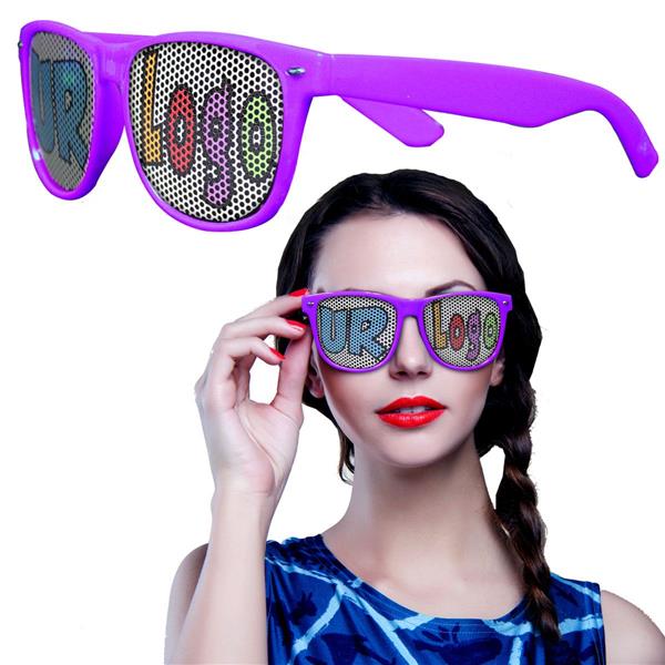 Purple Novelty Custom Sunglasses