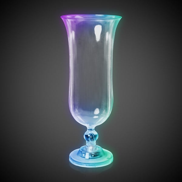 LED Hurricane 16 oz. Glass