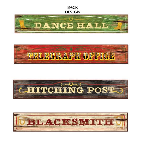 Western Sign Cutouts