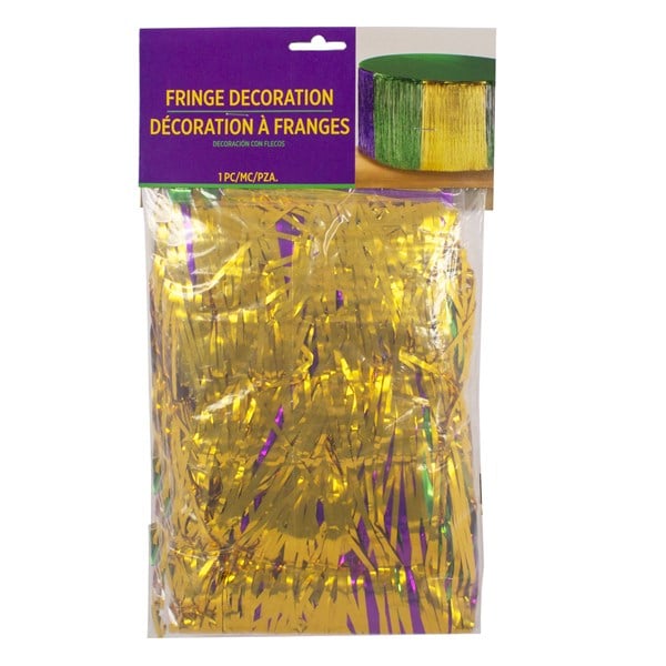 Mardi Gras Metallic Fringe Decoration