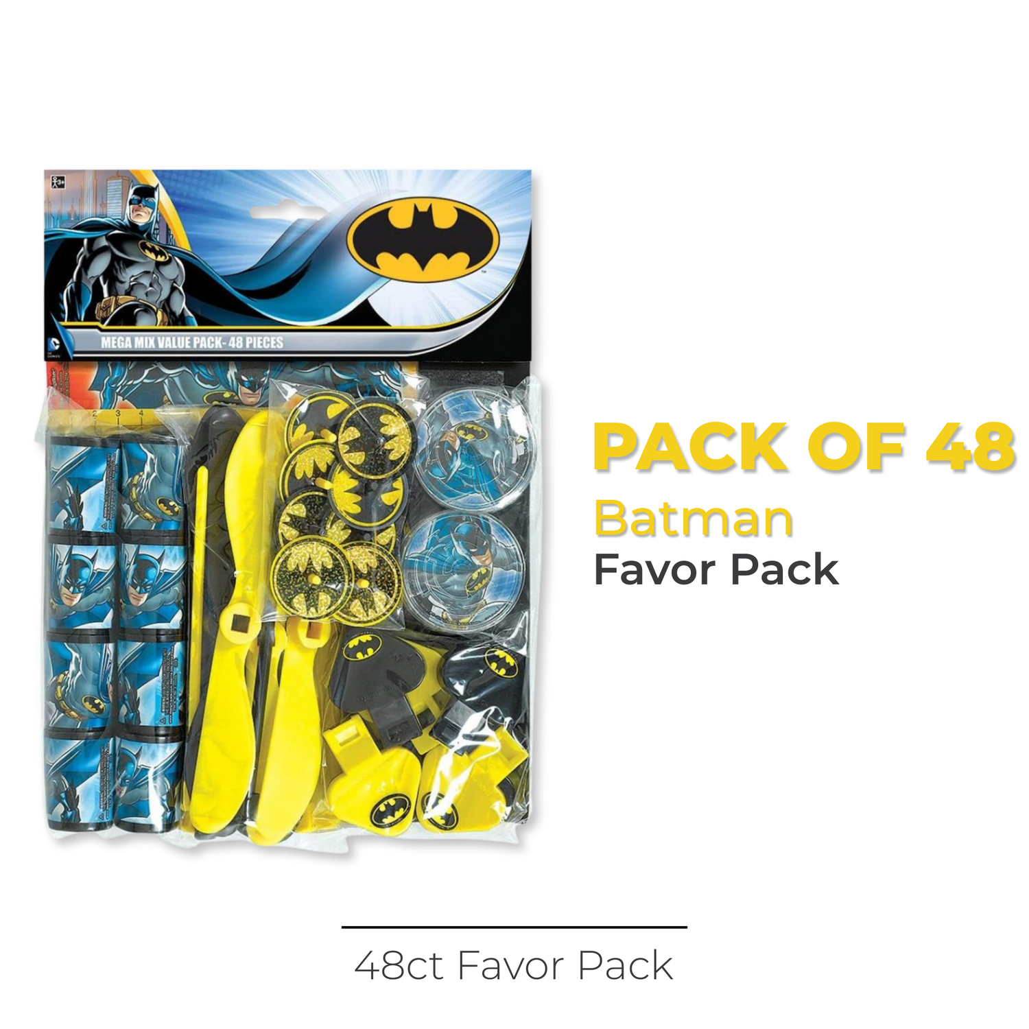 Batman Favor Pack, 48ct