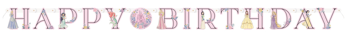 Disney Princess "Happy Birthday" Jointed Banner, 6 ft