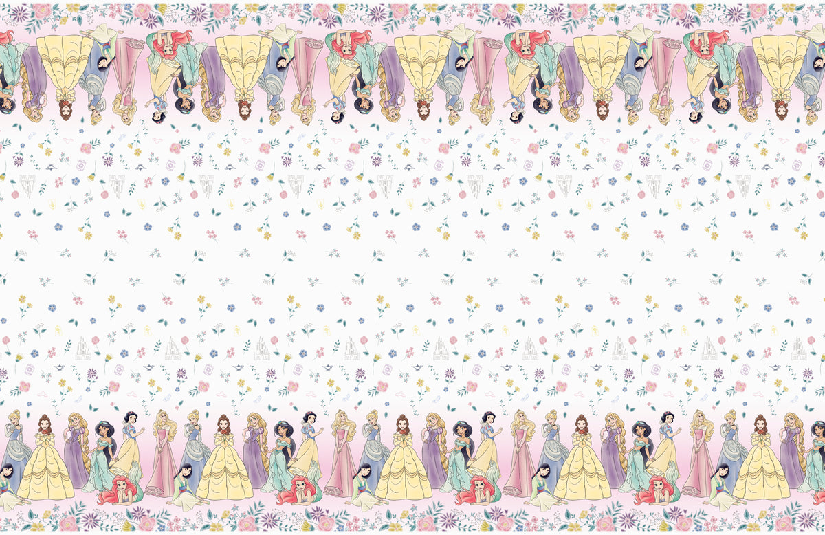 Disney Princess Rectangular Plastic Table Cover, 54" x 84" - Image 2