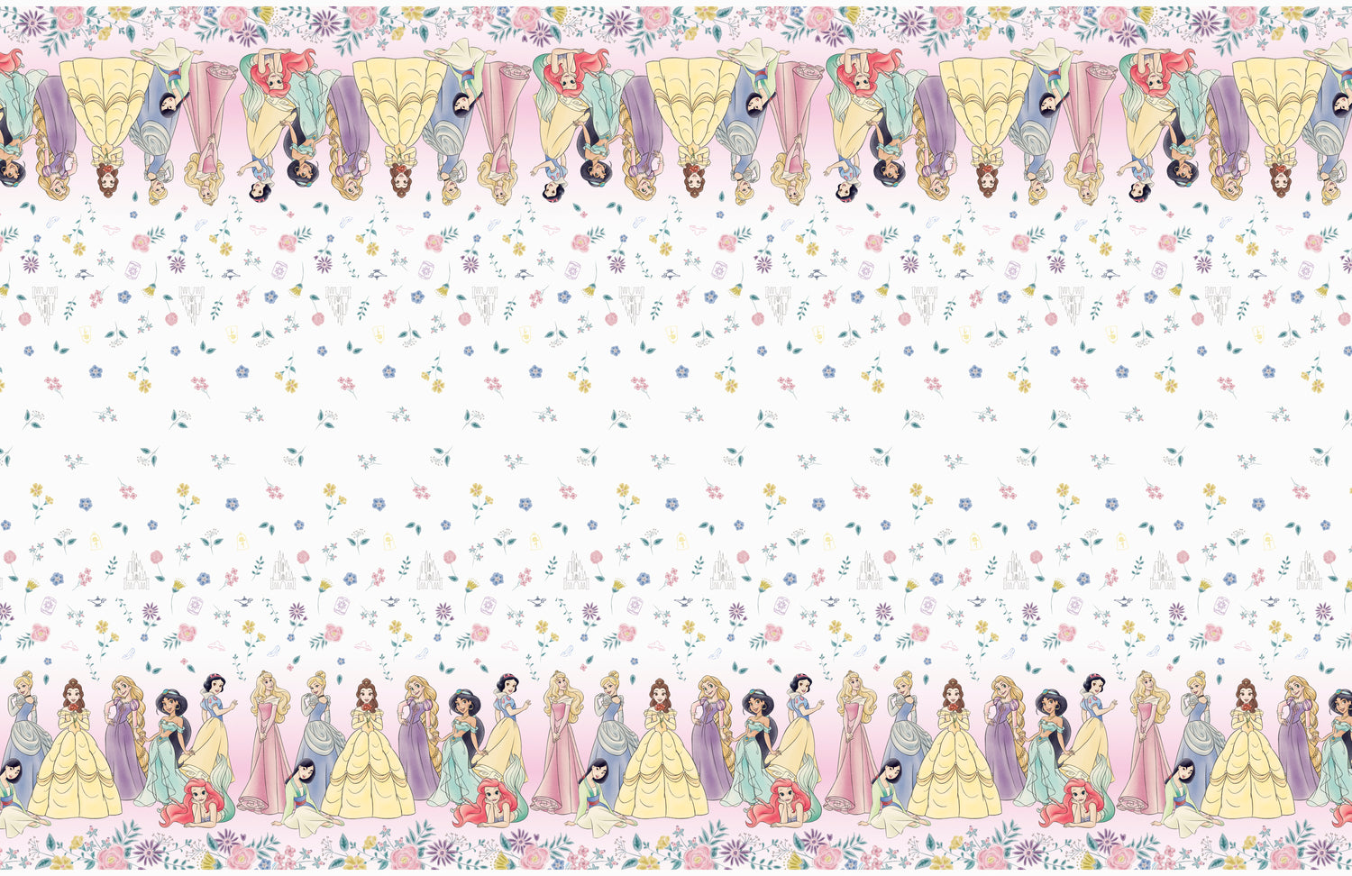 Disney Princess Rectangular Plastic Table Cover, 54" x 84" - Image 2