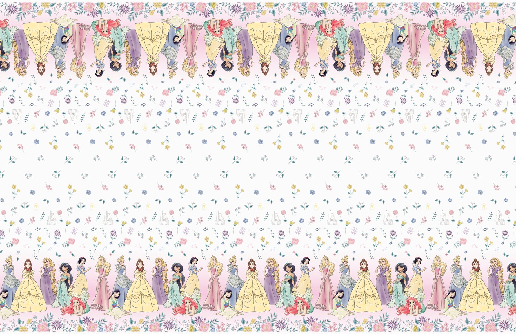 Disney Princess Rectangular Plastic Table Cover, 54" x 84" - Image 2