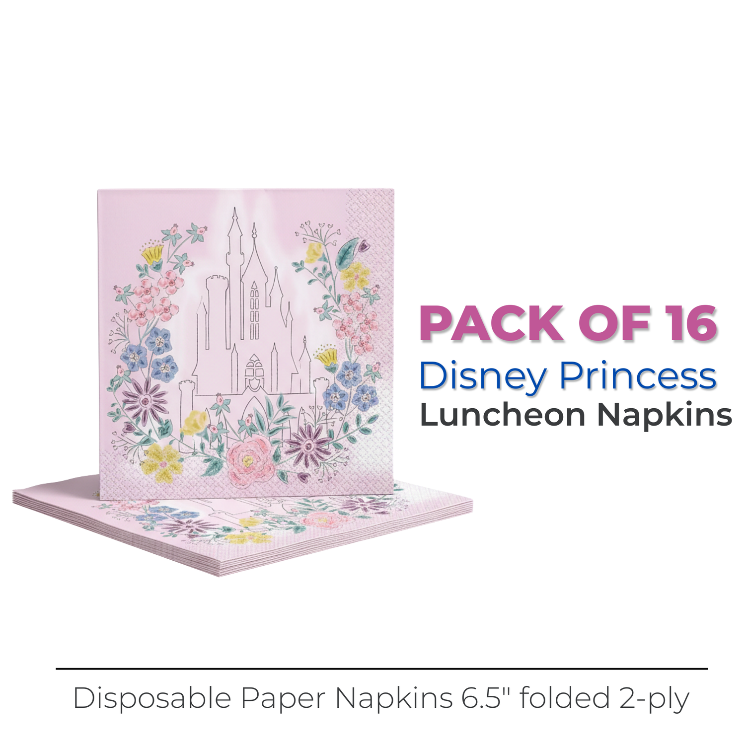 Disney Princess Luncheon Napkins, 16ct