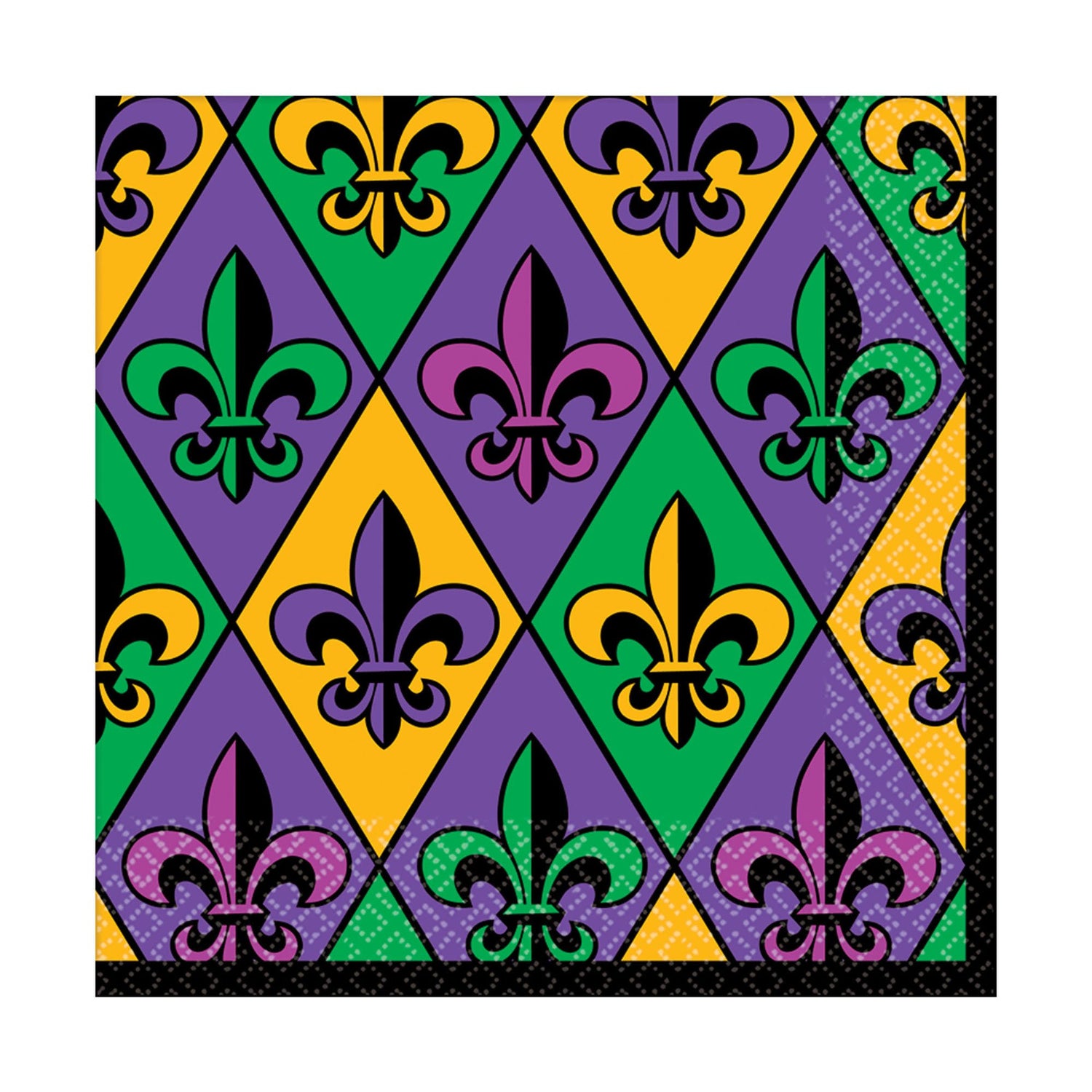 Fleur De Lis Lunch Napkins