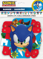 Sonic the Hedgehog "Happy Birthday" Jointed Banner, 6.25 ft - Image 2