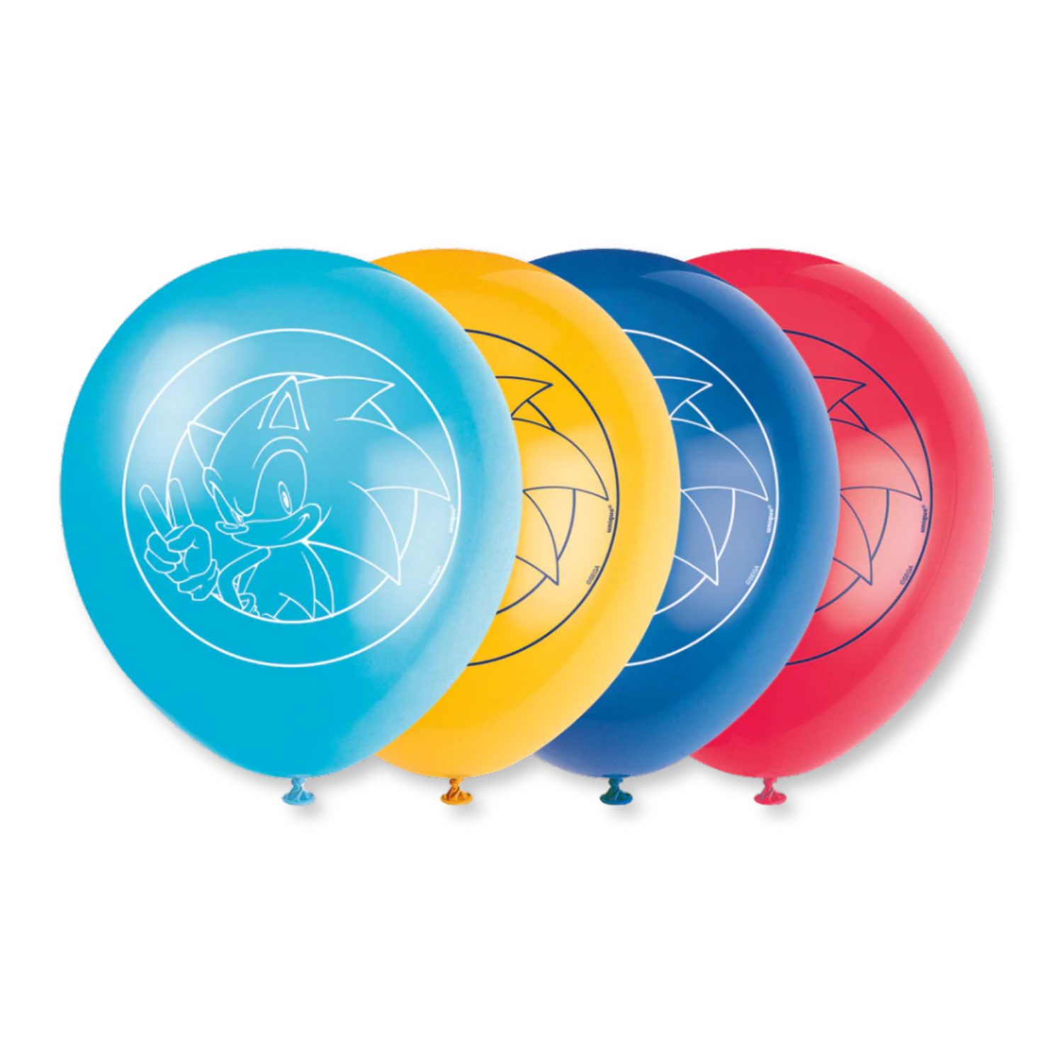 Sonic the Hedgehog Assorted 12" Latex Balloons, 8ct