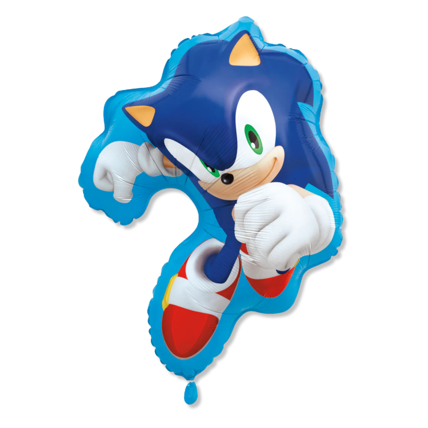 Sonic the Hedgehog Shaped 24" Giant Foil Balloon, Packaged