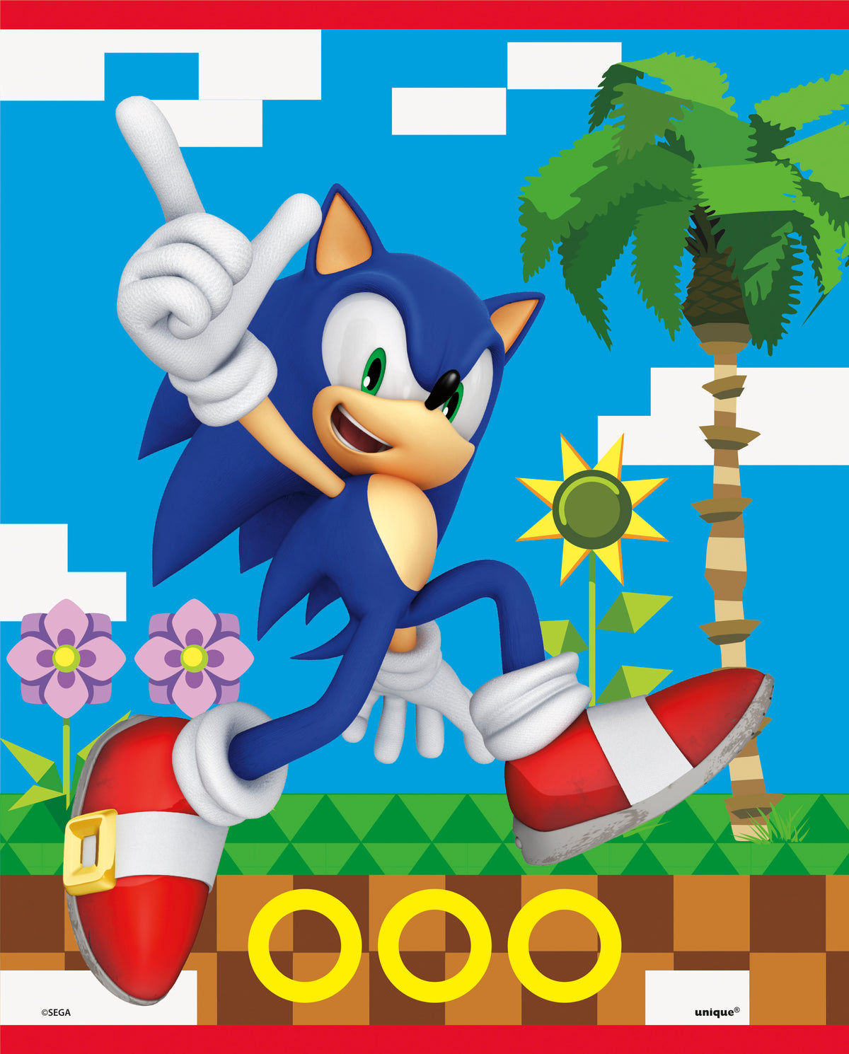 Sonic the Hedgehog Loot Bags, 8ct