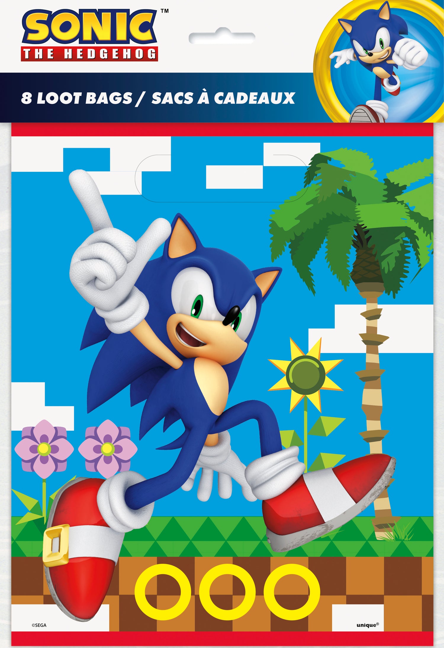 Sonic the Hedgehog Loot Bags, 8ct - Image 2