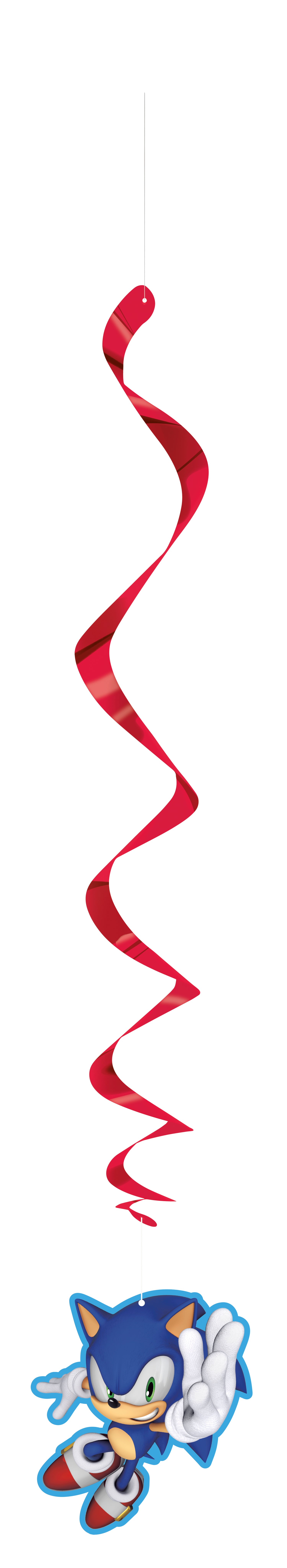 Sonic the Hedgehog Hanging Swirl Decorations, 3ct - Image 3