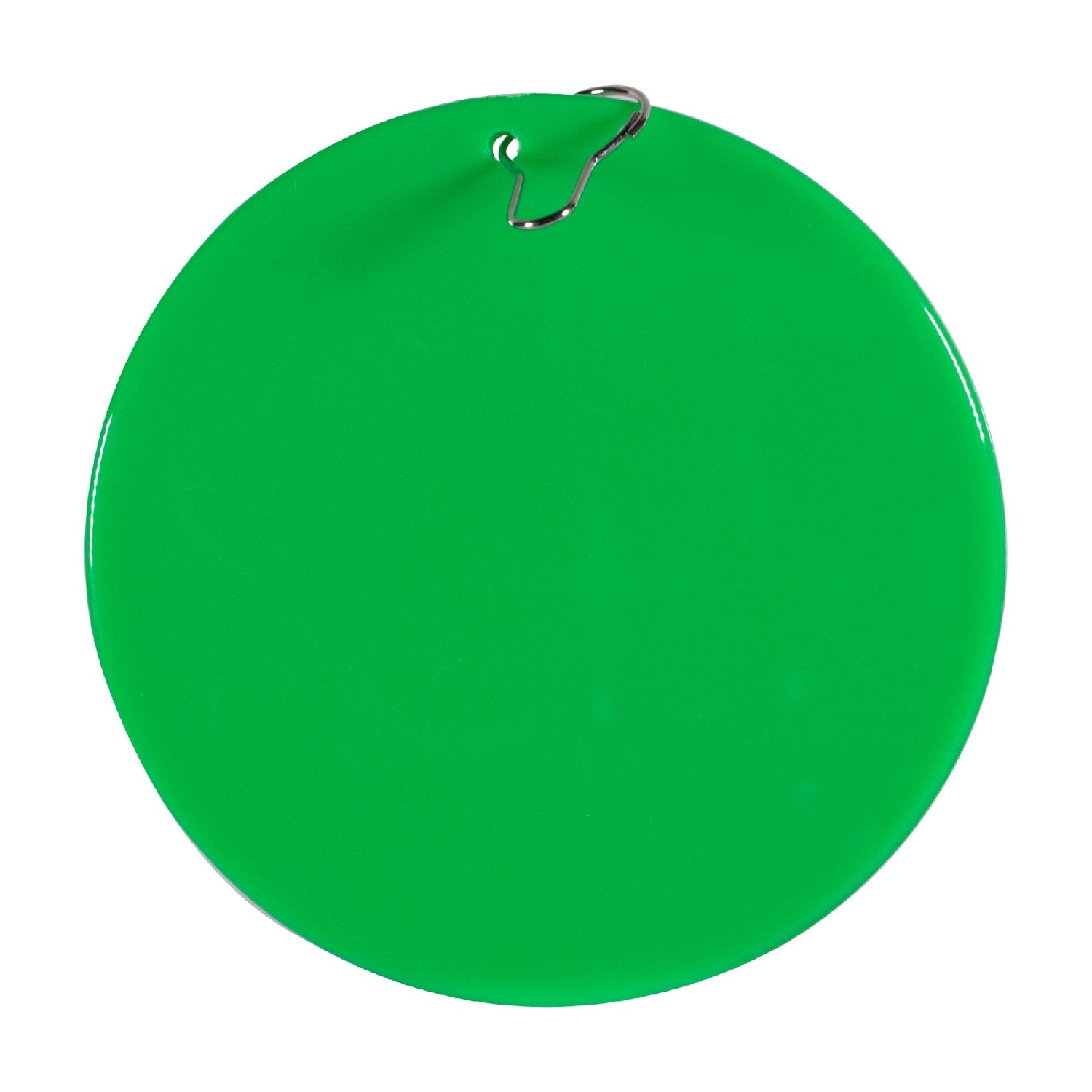 Green Plastic 2 1/2" Medallion