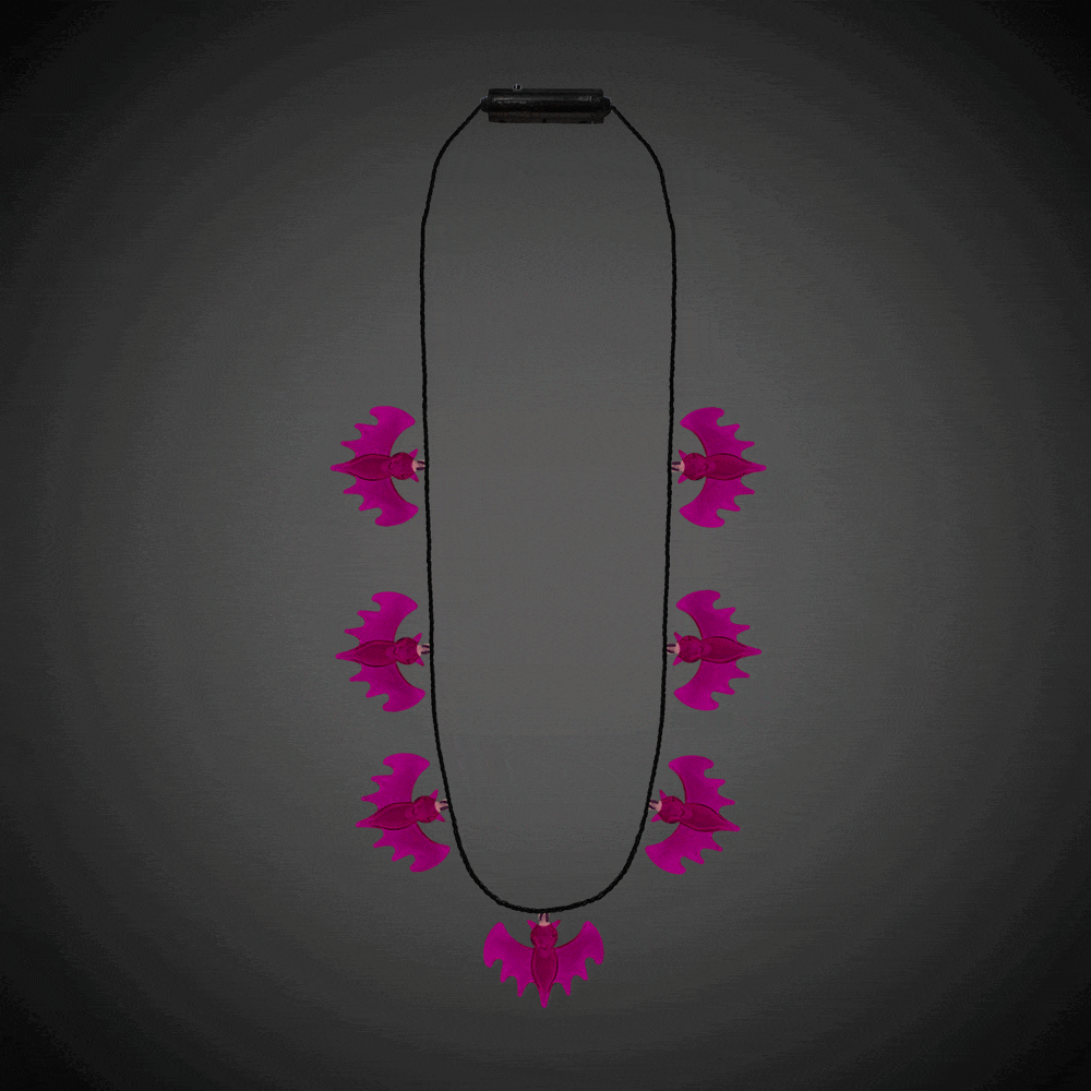 LED Bat Necklace