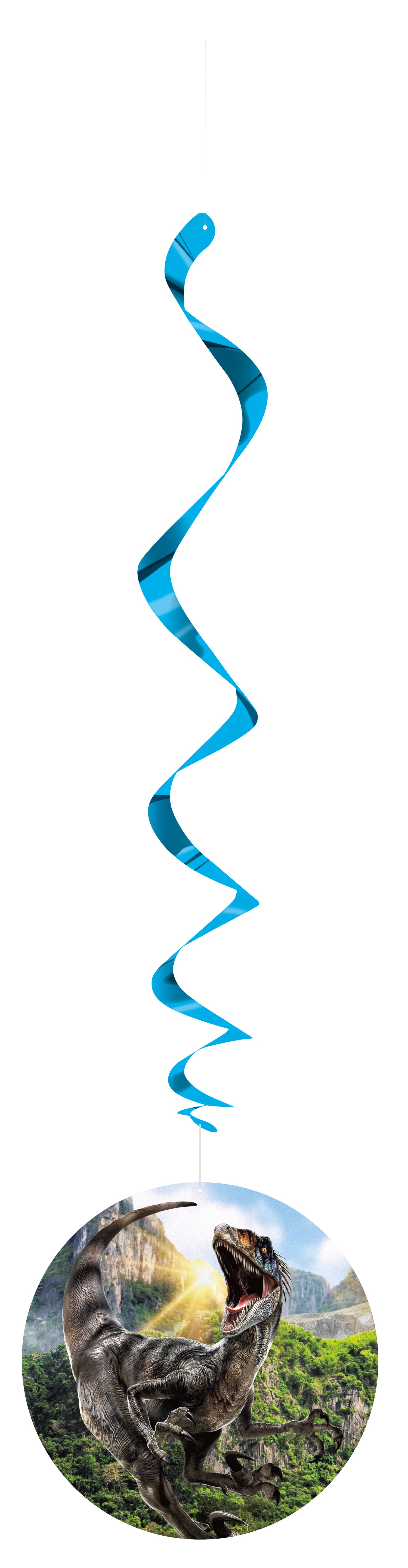 Jurassic World 4 Hanging Swirl Decorations, 12ct - Image 2