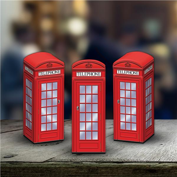 Phone Booth Favor Boxes