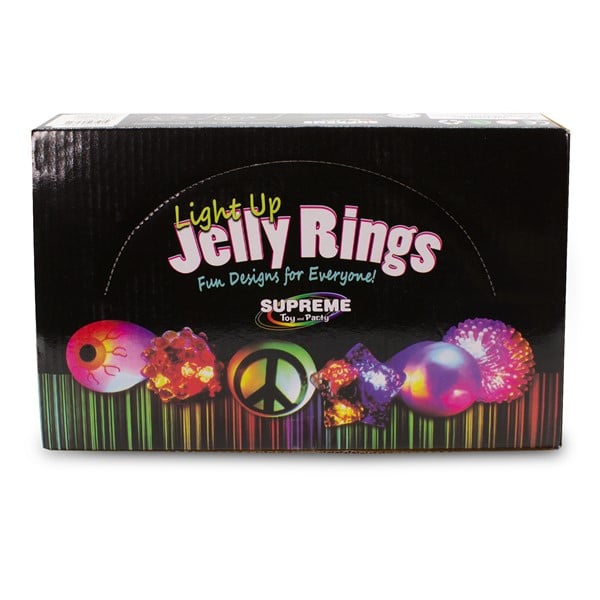 LED Porcupine Jelly Rings