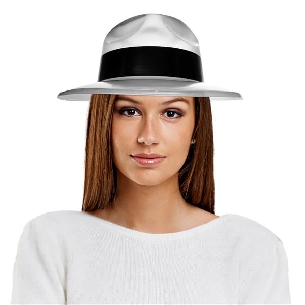 Silver Gangster Fedora Hats