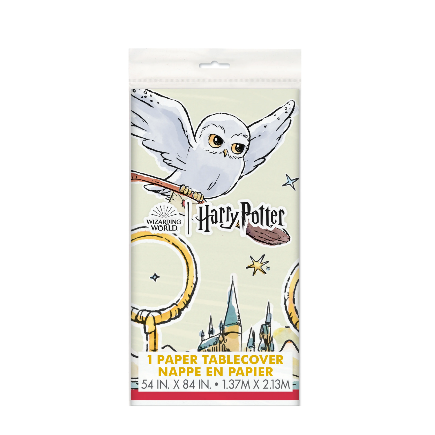 Harry Potter Rectangular Paper Table Cover, 54" x 84"
