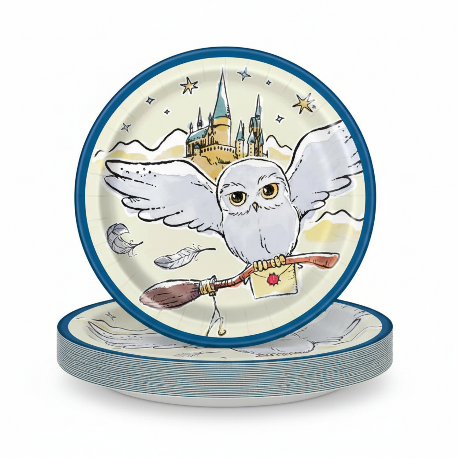 Harry Potter Round 7" Dessert Plates, 8ct