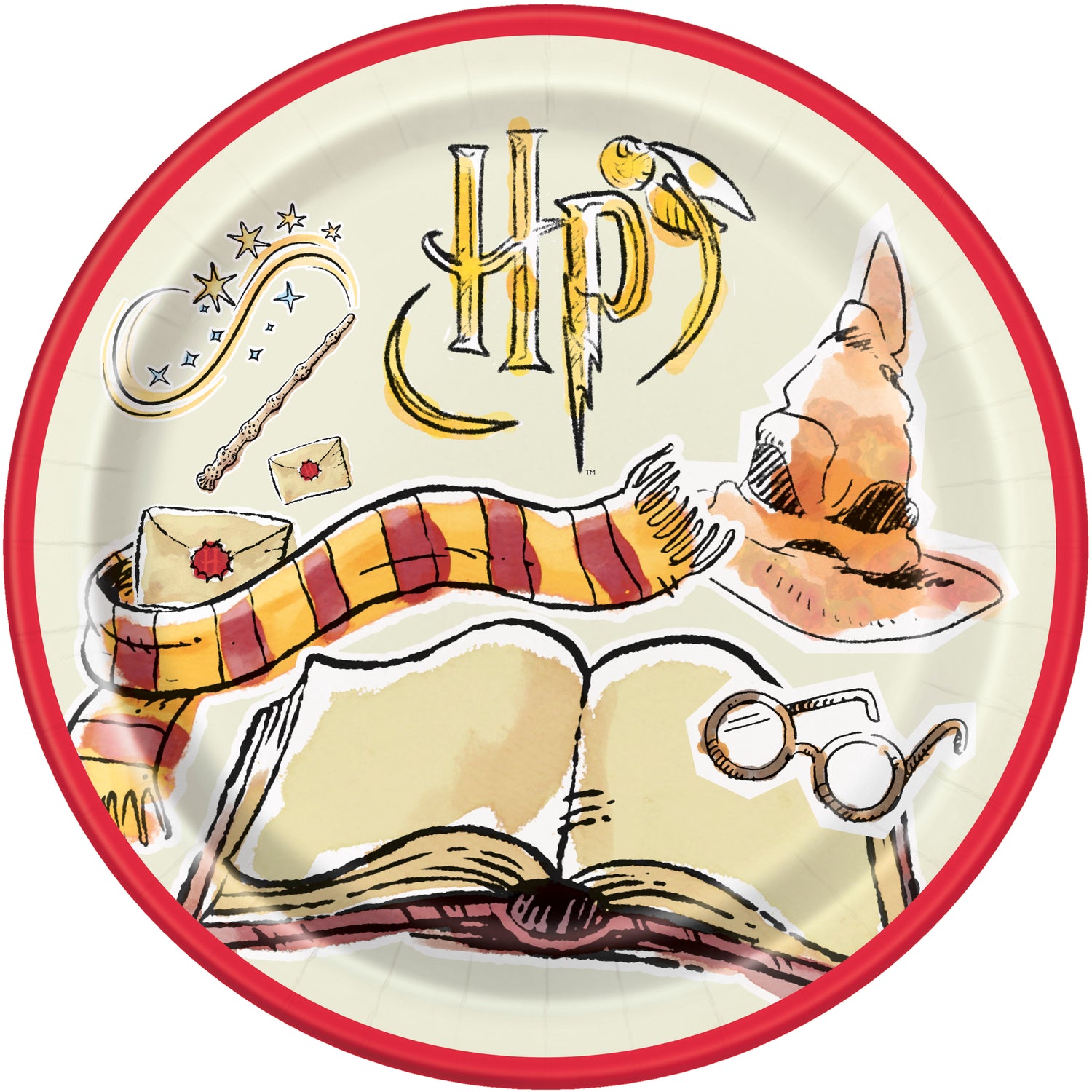 Harry Potter Round 9" Dinner Plates, 8ct