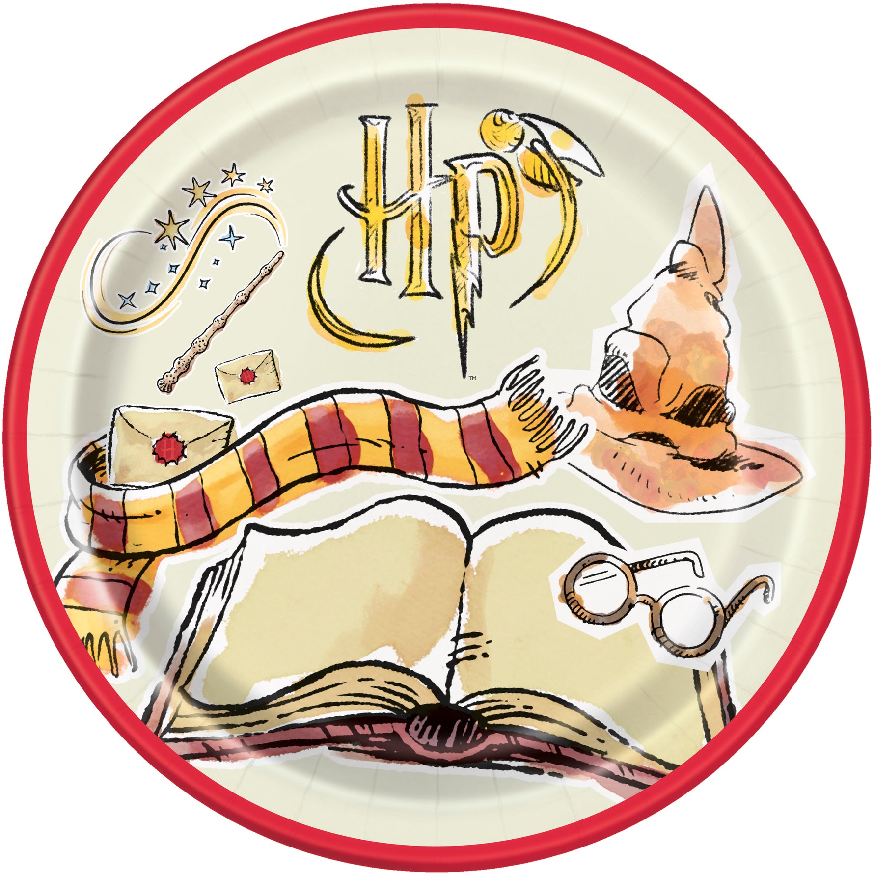Harry Potter Round 9" Dinner Plates, 8ct