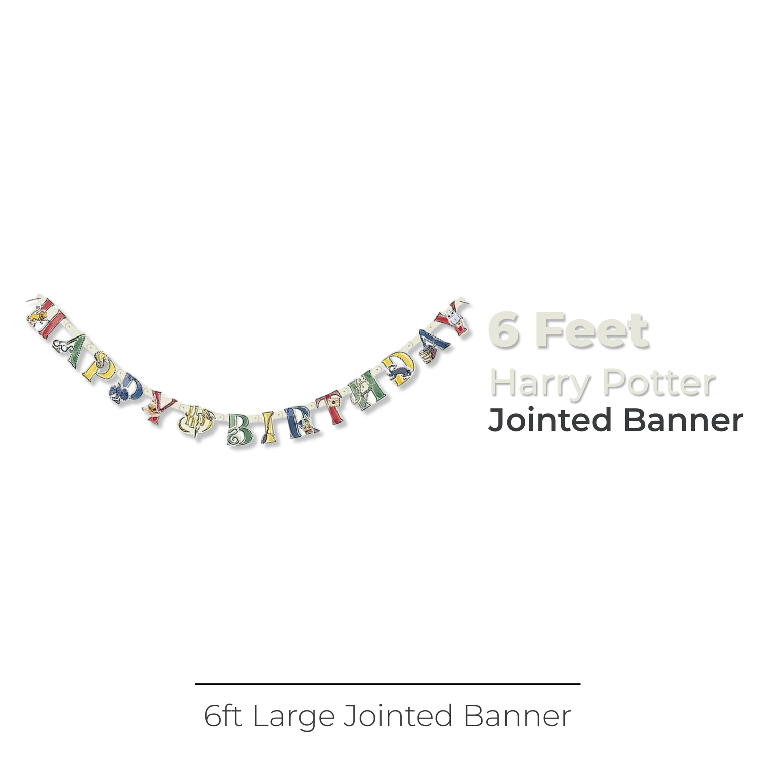 Harry Potter Large Jointed Banner, 6 ft