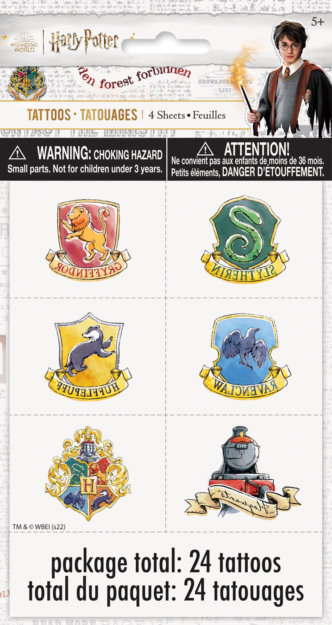 Harry Potter Tattoos, 24ct - Image 2