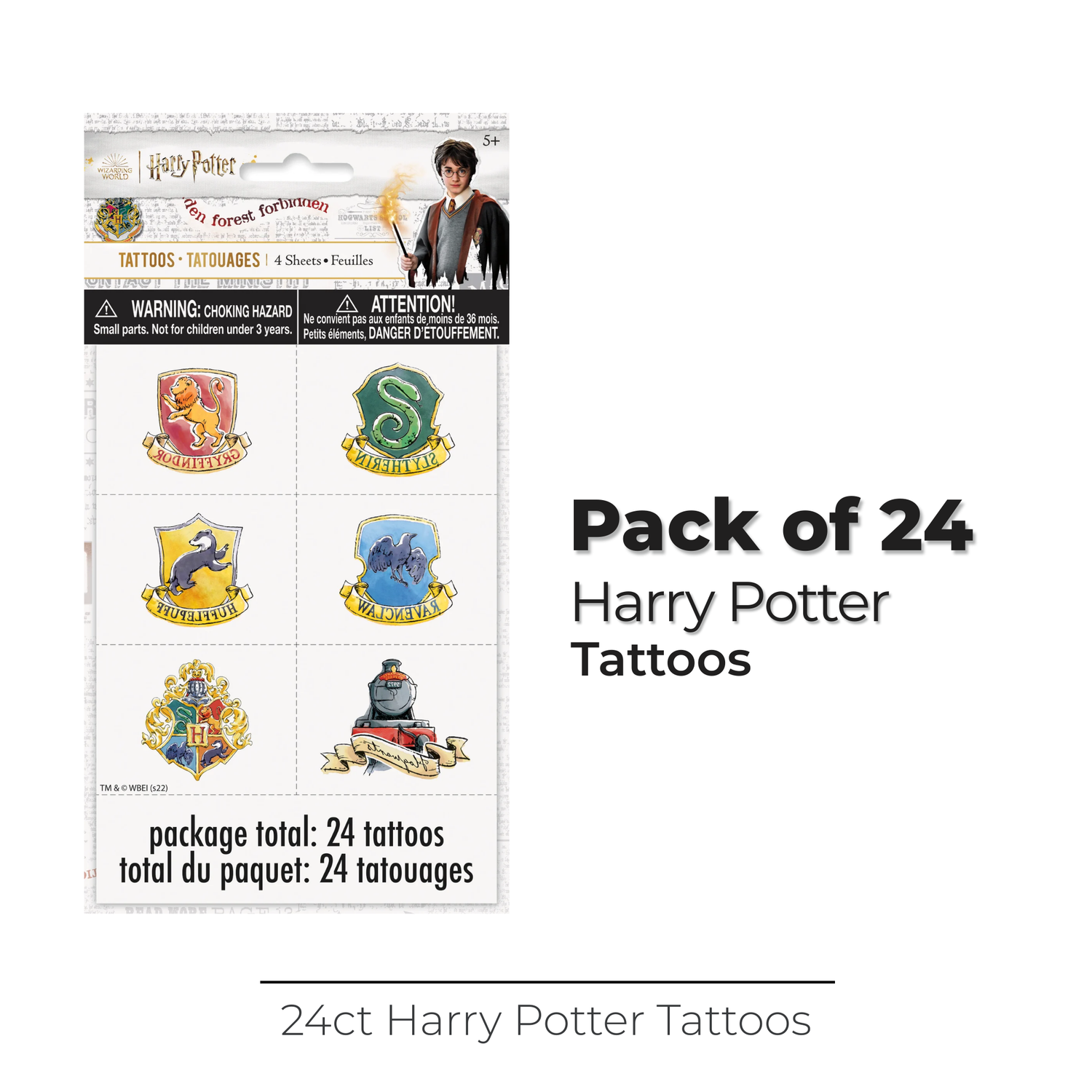 Harry Potter Tattoos, 24ct