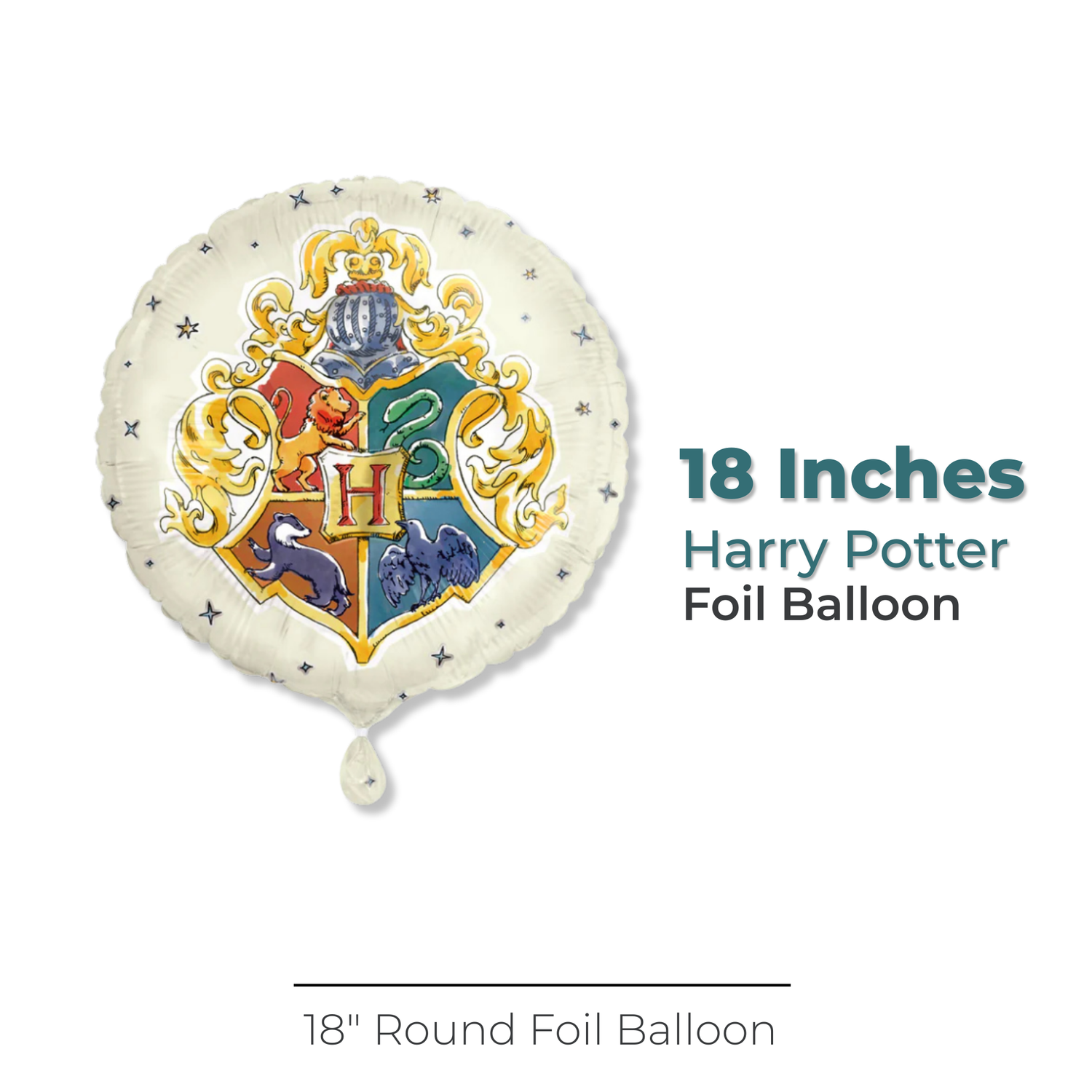Harry Potter Round Foil Balloon 18", Packaged