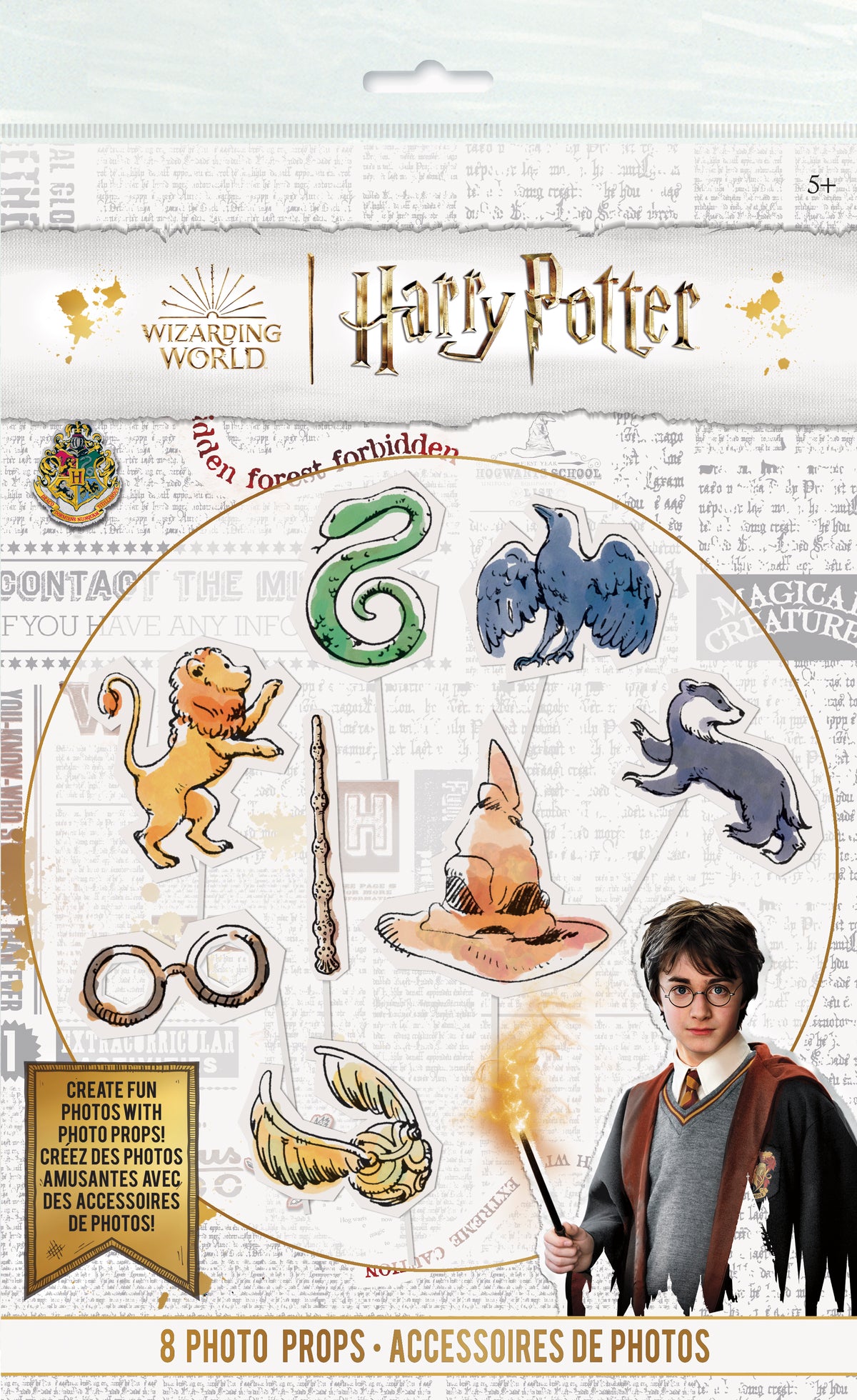 Harry Potter Photo Booth Props, 8pc