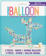 Balloon Dog Birthday Giant Standing 30" Balloon Centerpiece - Image 2