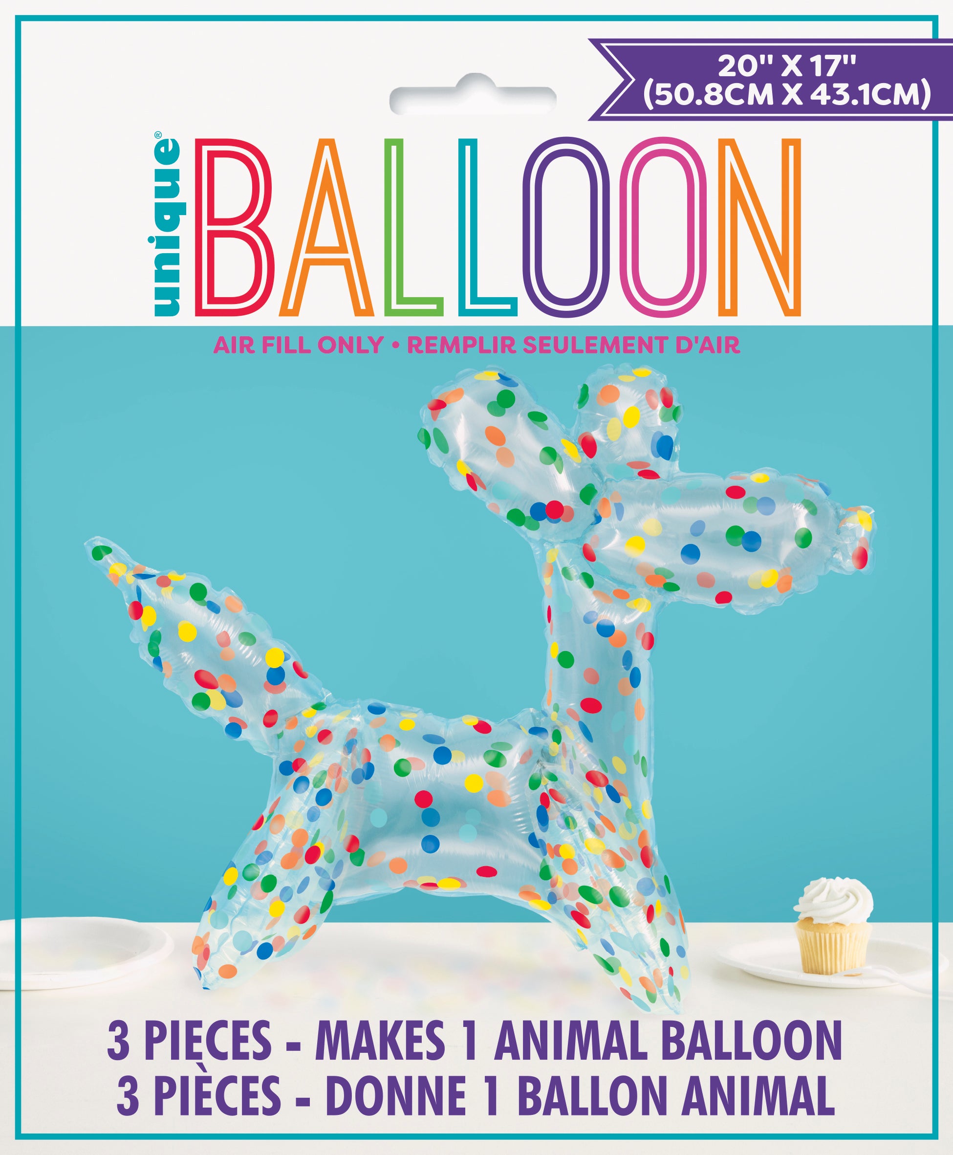 Balloon Dog Birthday Giant Standing 30" Balloon Centerpiece - Image 2